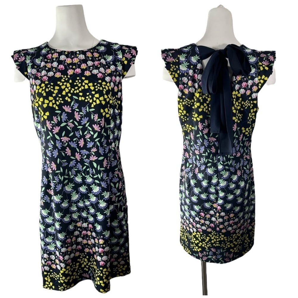 Nanette Lepore Tie-Back Floral Print Dress Size 12